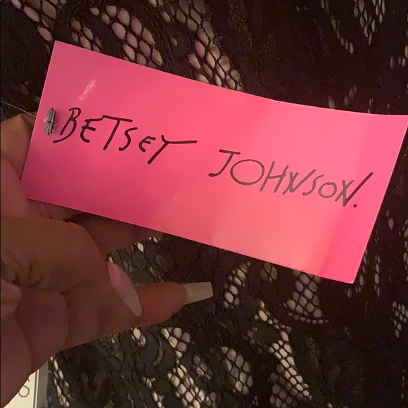 Betsey Johnson Collared Lace Shift Dress - Picture 9 of 9